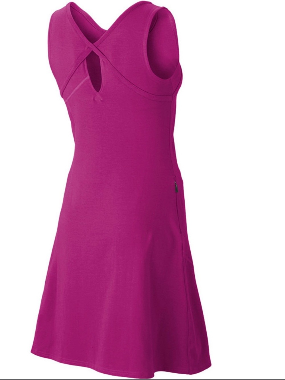 Mountain Hardwear Women’s Hot Pink Loess Cross-Back Tank Dress